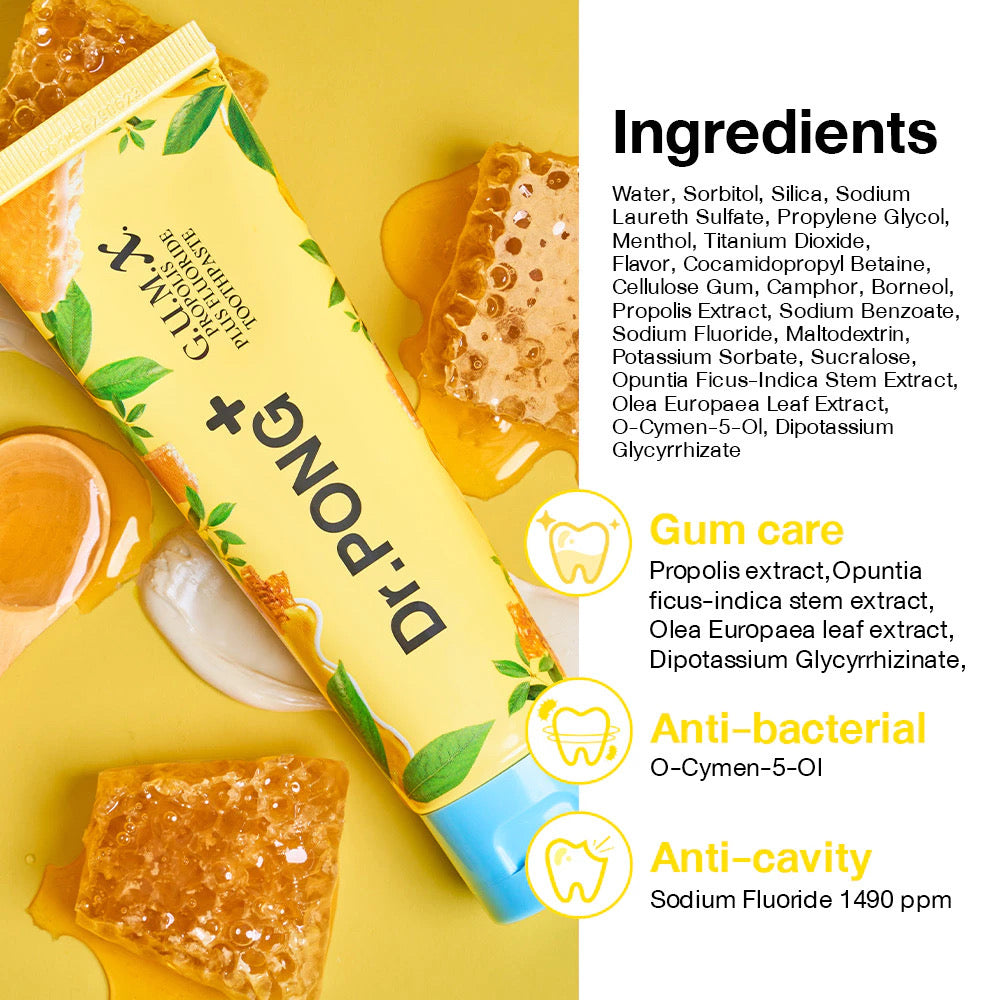 DR.PONG G.U.M.X. PROPOLIS PLUS FLUORIDE
