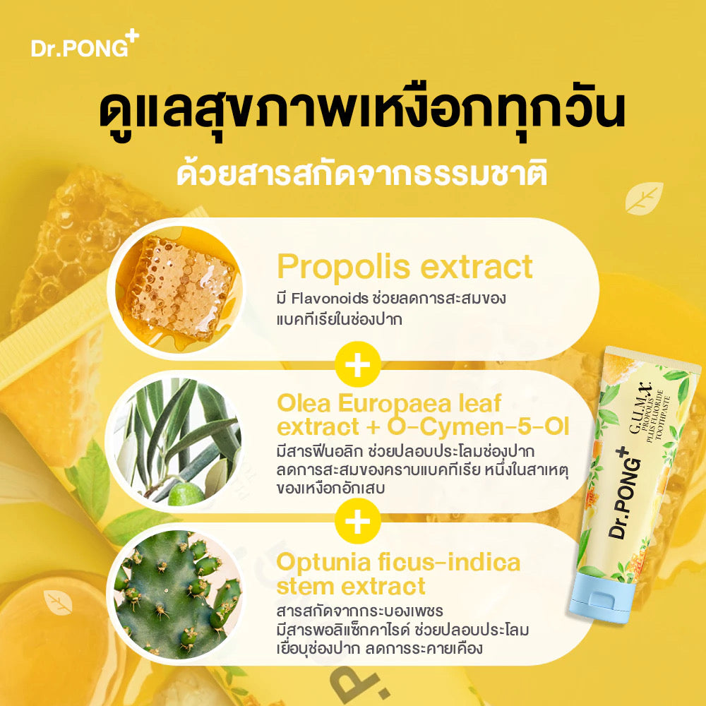 DR.PONG G.U.M.X. PROPOLIS PLUS FLUORIDE