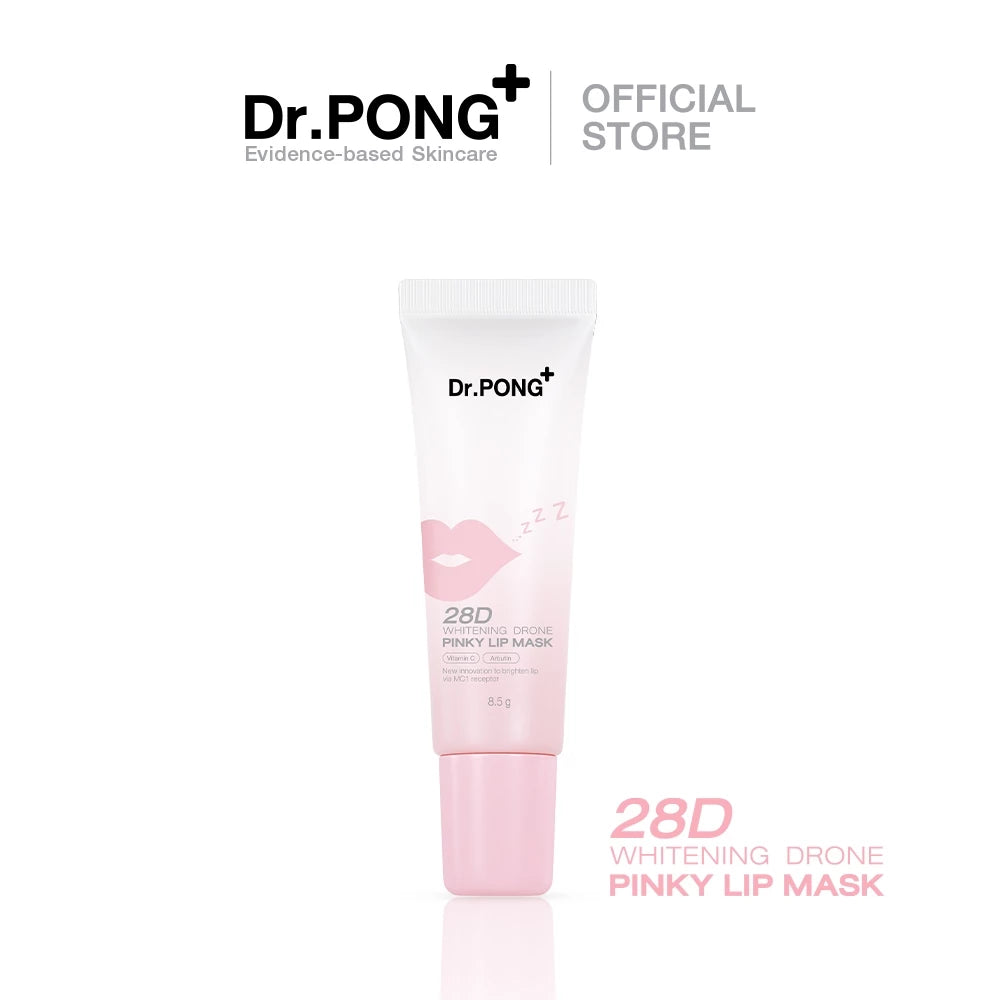 Dr.PONG 28D WHITENING DRONE PINKY/PEACHY LIP MASK to cure dark lips 8.5g